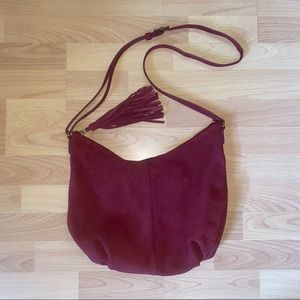 Margot Suede Crossbody Purse